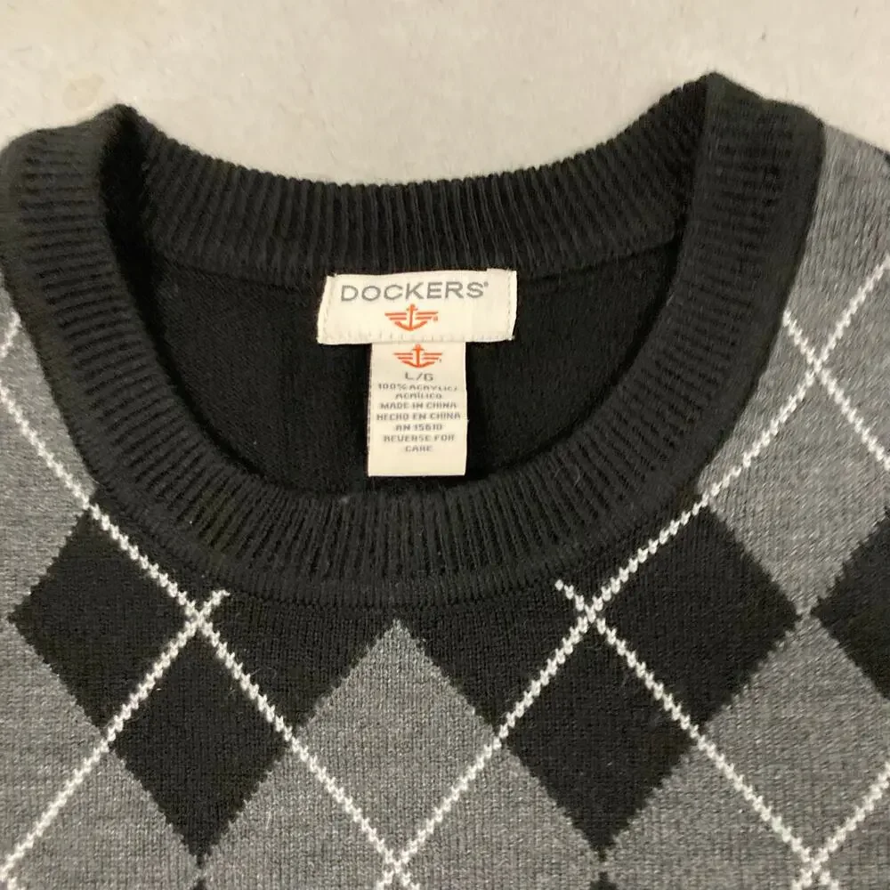 vintage patterned sweater
